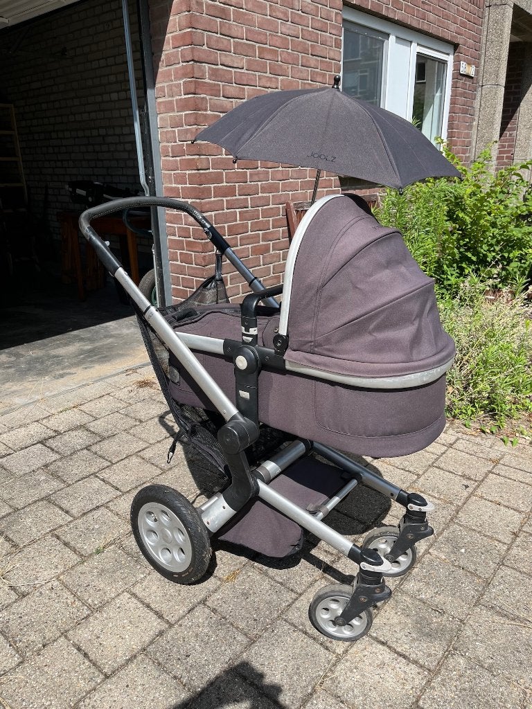 Joolz Day kinderwagen / buggy + voetenzak en regenhoes, Gebruikt, Luchtbanden, Combiwagen, Ophalen