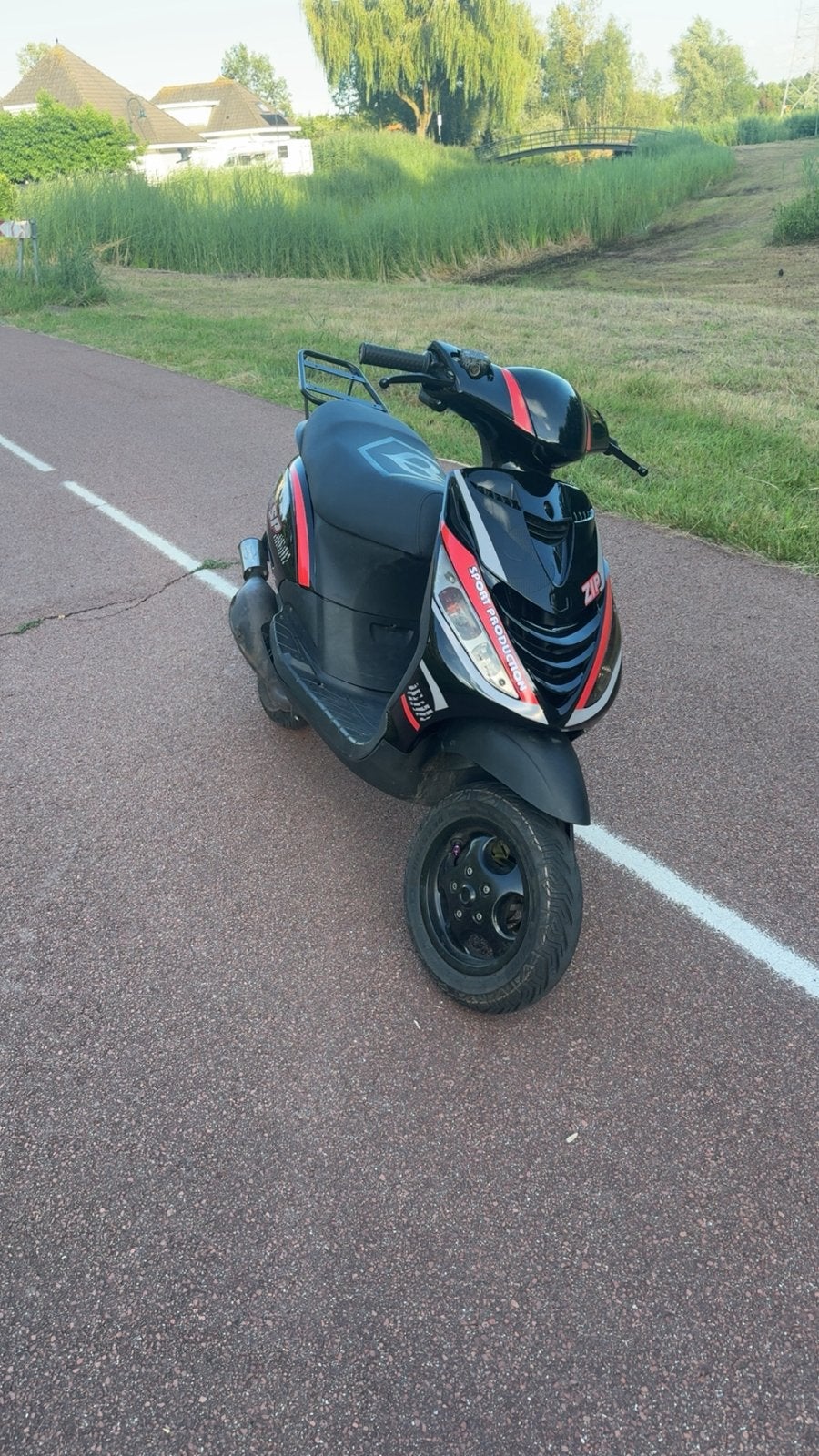Zip 70cc sp vork, Fietsen en Brommers, Scooters | Piaggio, Zo goed als nieuw, Zip, Tweetakt, Ophalen