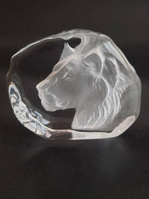 Cristal d'Arques paperweight - presse papier 'leeuw', Ophalen of Verzenden, Zo goed als nieuw, Dier