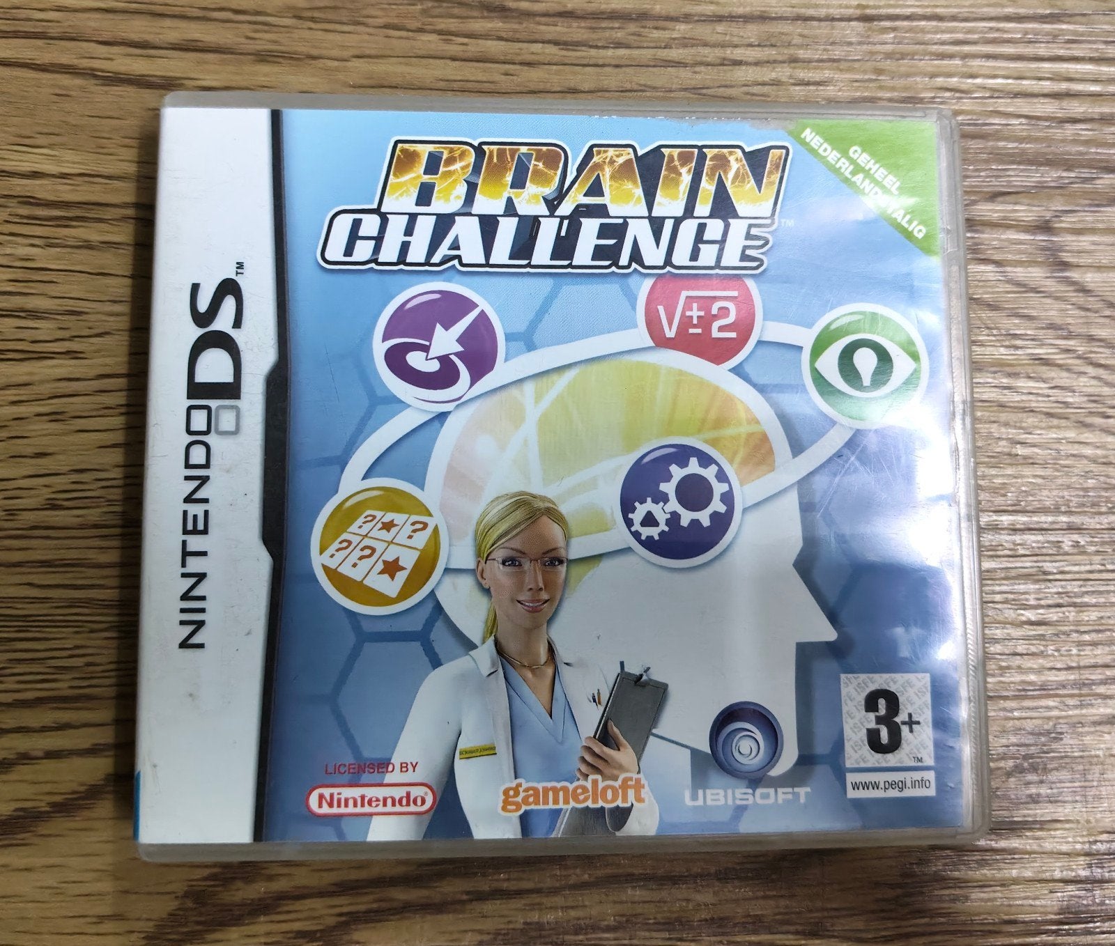 Brain Challenge Nintendo DS - Train je hersenen!, Puzzel en Educatief, 1 speler, Ophalen of Verzenden, Zo goed als nieuw