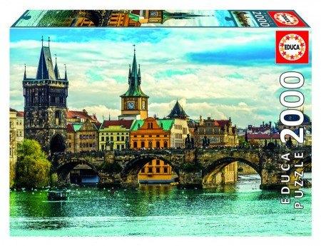 Educa: Zicht op Praag 2000 stukjes, Ophalen of Verzenden, Meer dan 1500 stukjes, Nieuw, Legpuzzel