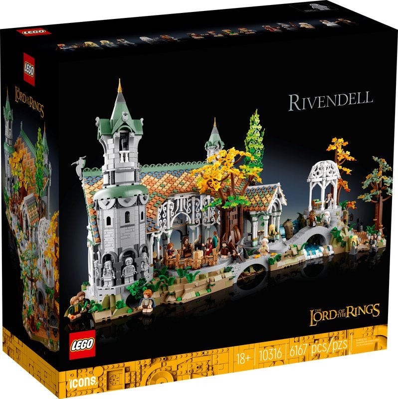 🌟AANBIEDING🌟 LEGO 10316 The Lord of the Rings: Rivendell, Ophalen, Lego, Nieuw, Complete set