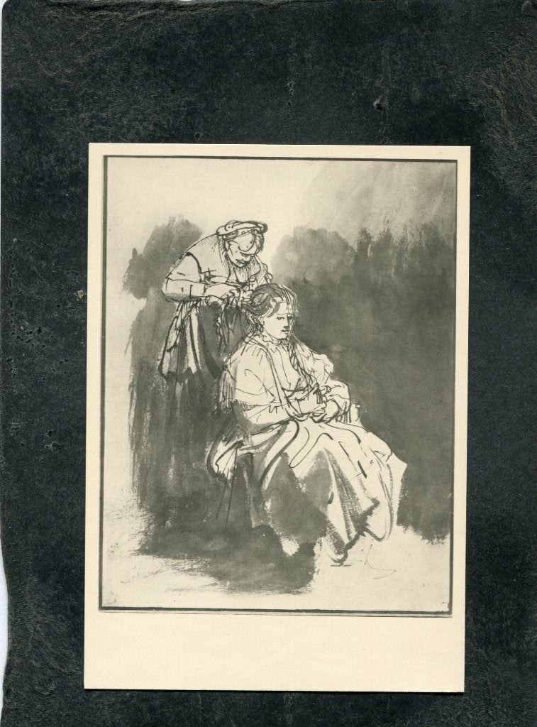 Ansicht Rembrandt - Toilet van een jonge vrouw, Verzenden, 1980 tot heden, Ongelopen