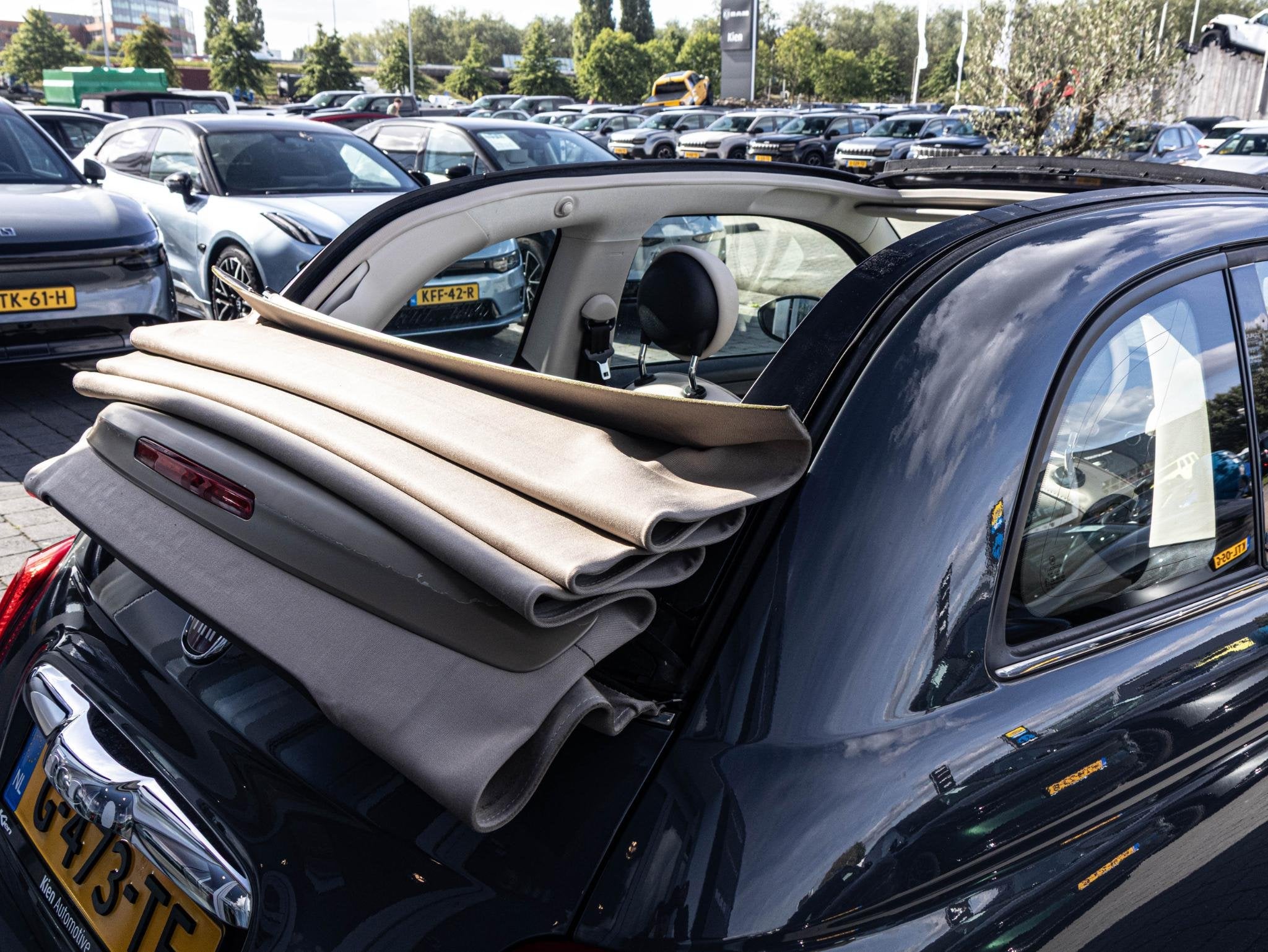 Fiat 500 C 0.9 TwinAir Turbo Lounge | Cabrio | Cruise Contro, Auto's, Voorwielaandrijving, Euro 6, Cabriolet, Origineel Nederlands