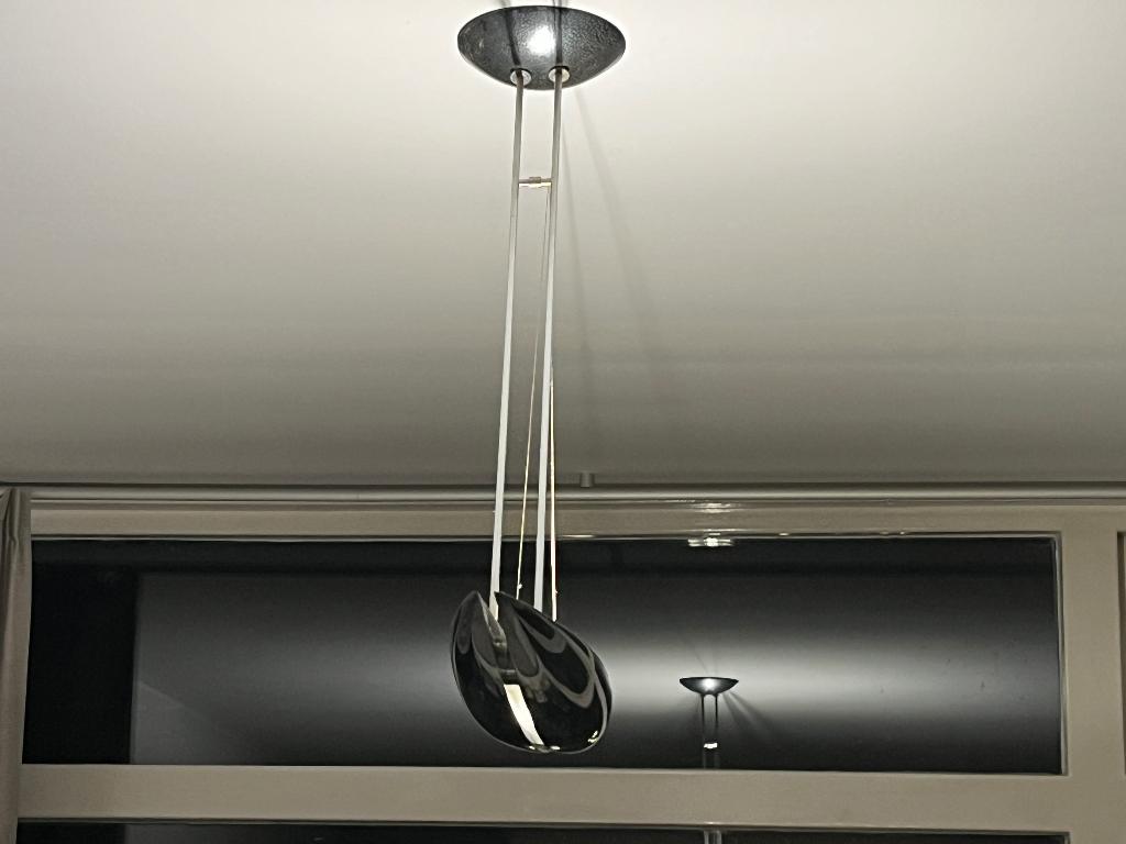 Design lamp, Ophalen, Gebruikt, Metaal, Modern