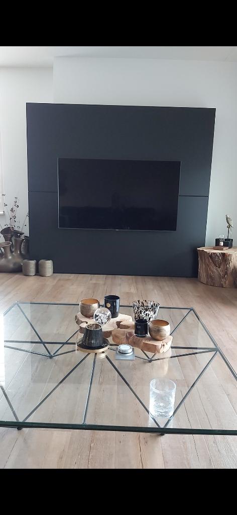 Salontafel, Gebruikt, Glas, Minder dan 50 cm, Rechthoekig