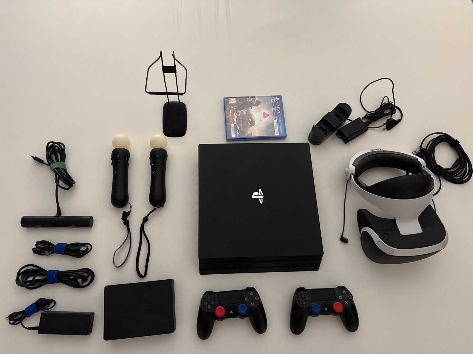 PlayStation 4 Pro 1TB CUH-7116B + VR Bril & Accessoires, Gebruikt, Verzenden, 1 TB, Pro