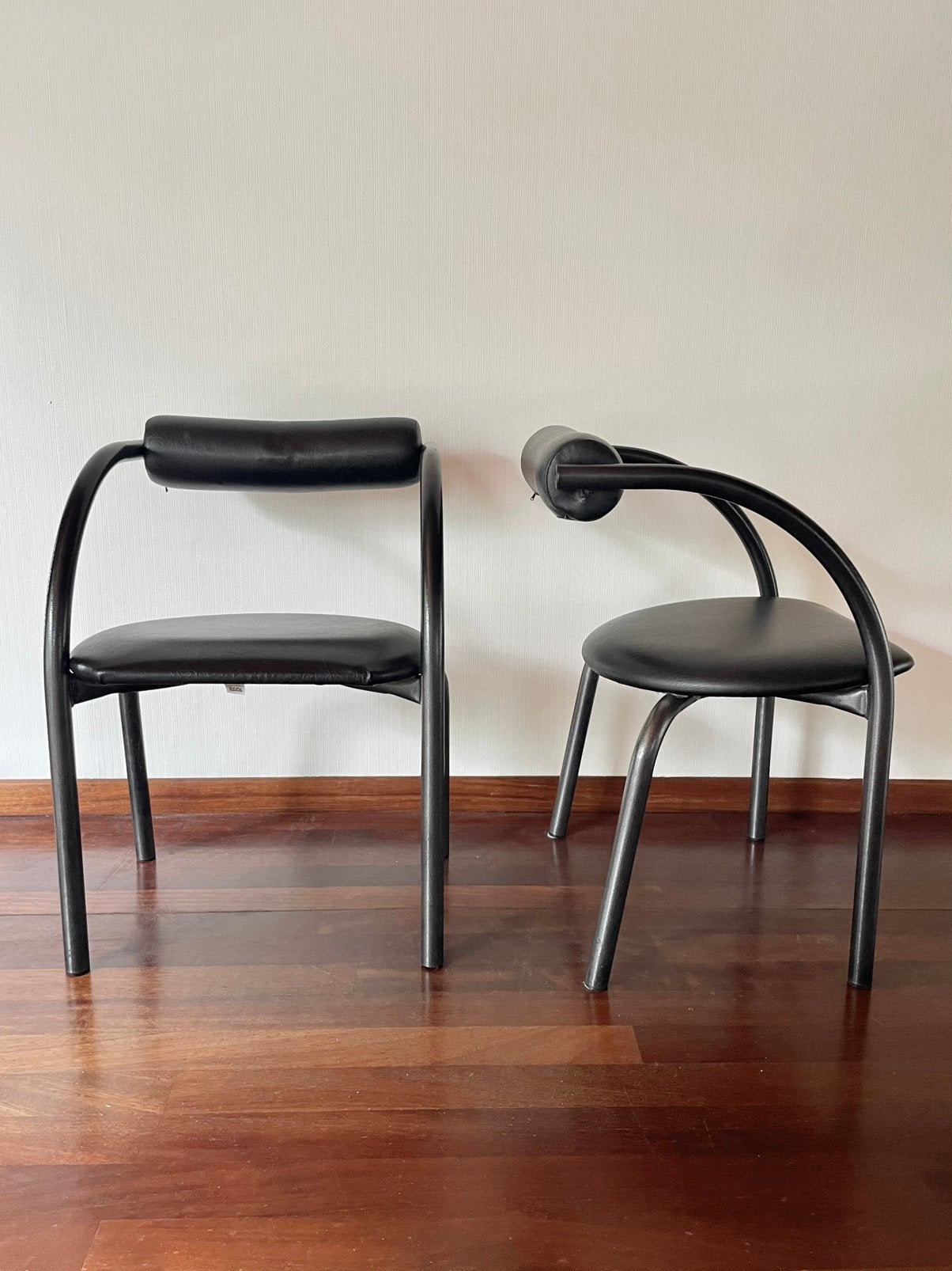 Vintage Danish design stoelen, Huis en Inrichting, Ophalen, Zo goed als nieuw, Zwart
