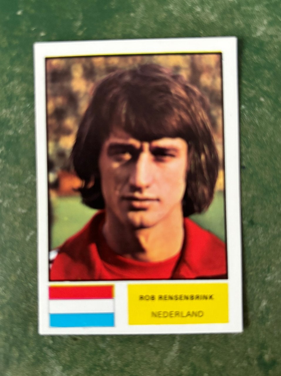 Voetbalplaatje Rob Rensenbrink Nederland WK 74 Vanderhout, Verzamelen, Ophalen of Verzenden, Zo goed als nieuw