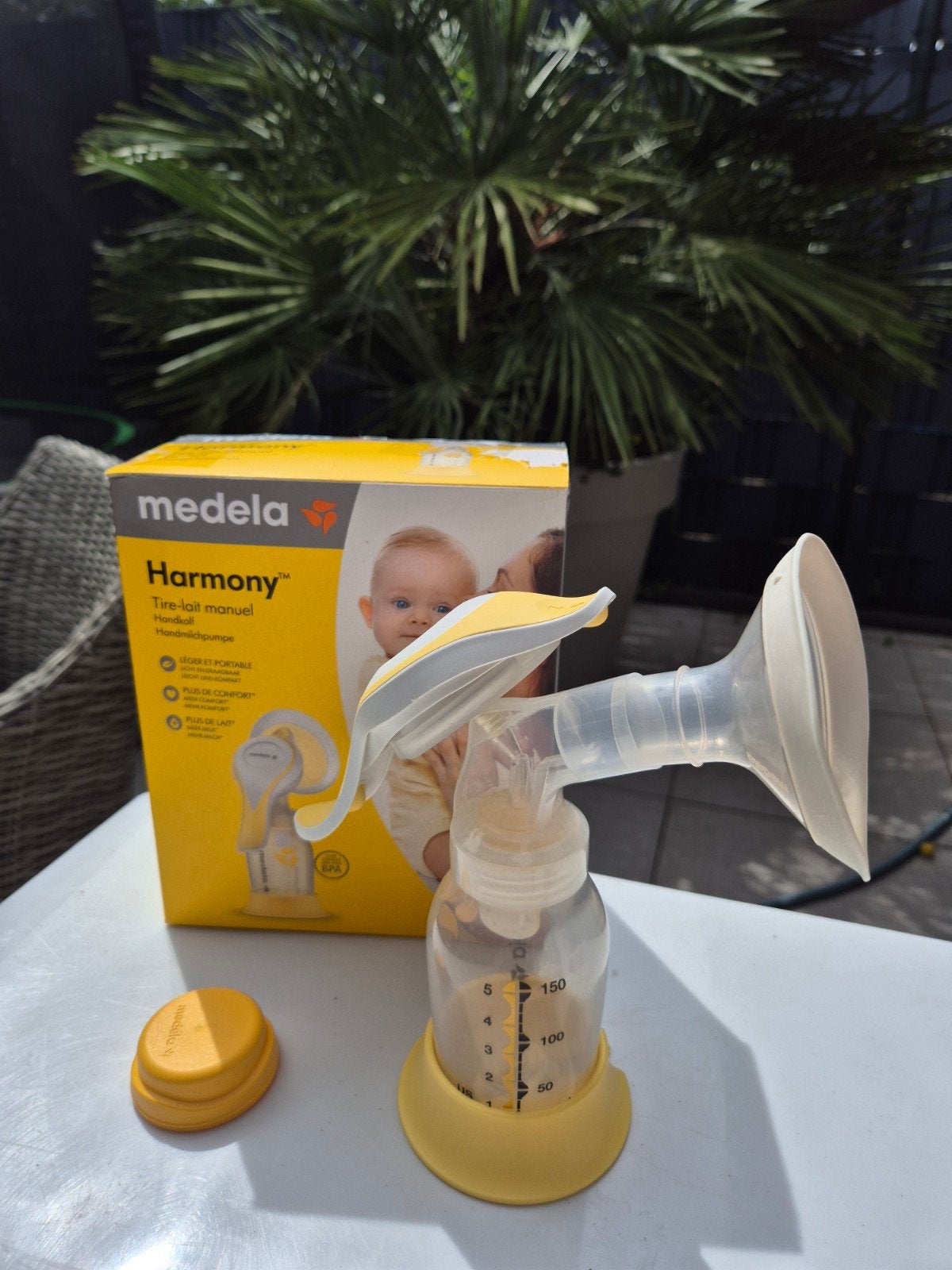 Medela Harmony handkolf - kort gebruikt, Ophalen of Verzenden, Zo goed als nieuw