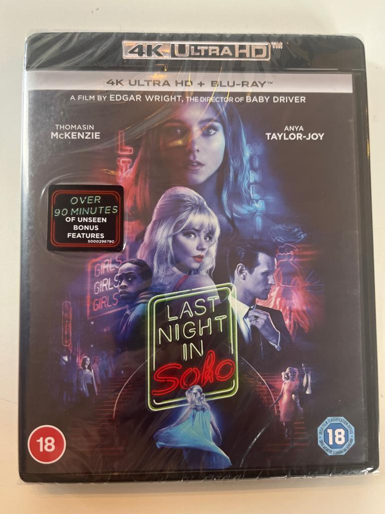 Last Night in Soho 4K Ultra HD + Blu-ray (Nieuw), Ophalen of Verzenden, Nieuw in verpakking, Thrillers en Misdaad