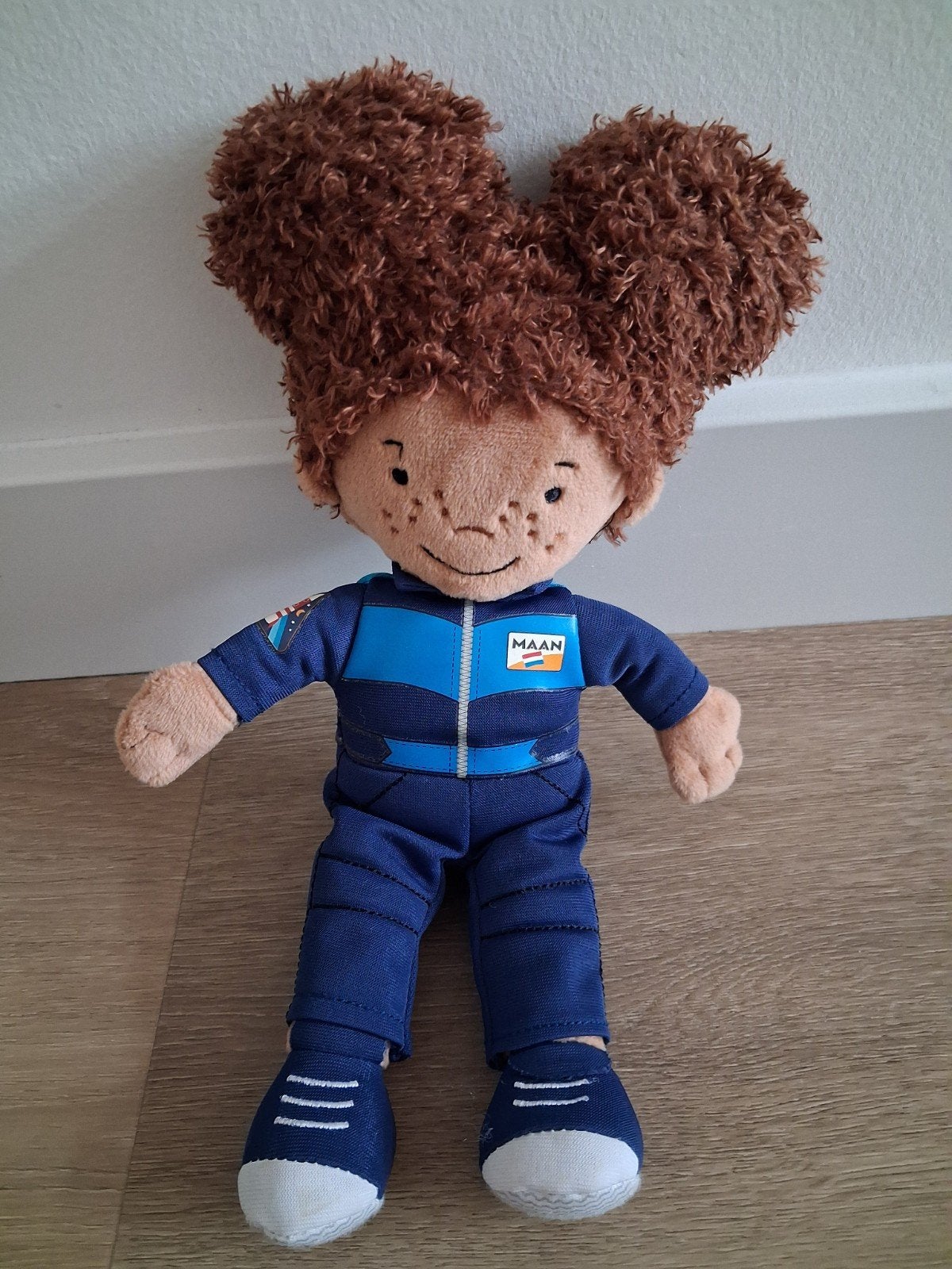 Knuffel meisje Andre Kuipers Space Egg L927, Kinderen en Baby's, Ophalen of Verzenden, Zo goed als nieuw, Overige typen