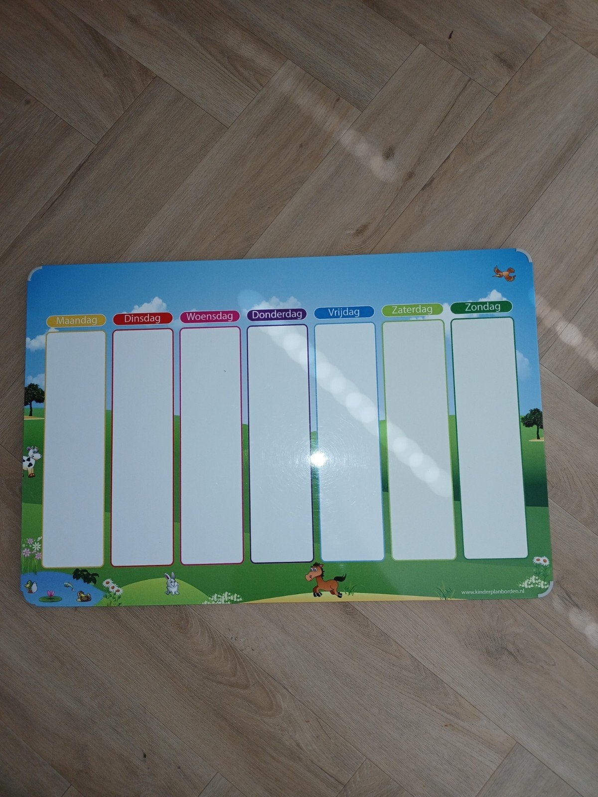 Planbord peuters, Ophalen of Verzenden, Gebruikt, Whiteboard