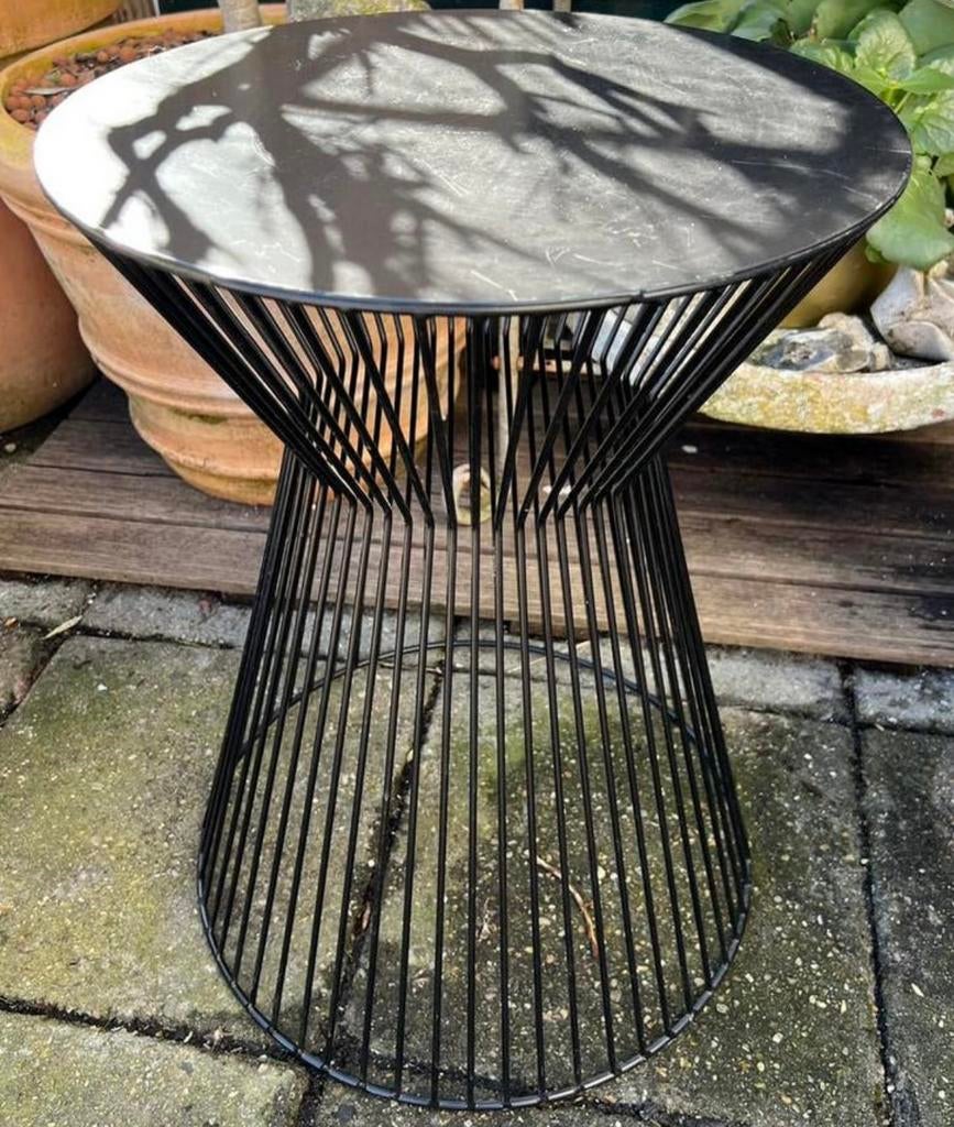 Plantentafeltje / bijzettafeltje, Ophalen, Gebruikt, Rond, Minder dan 55 cm