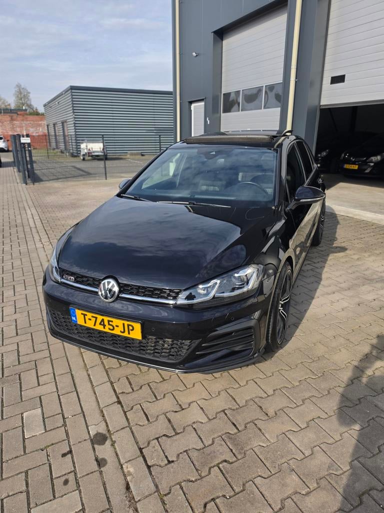 Golf GTD Facelift 7.5 | 2017 | DSG | Aut | Pano | Sport, Auto's, Volkswagen, Zwart, Diesel, 140 €/maand, Golf