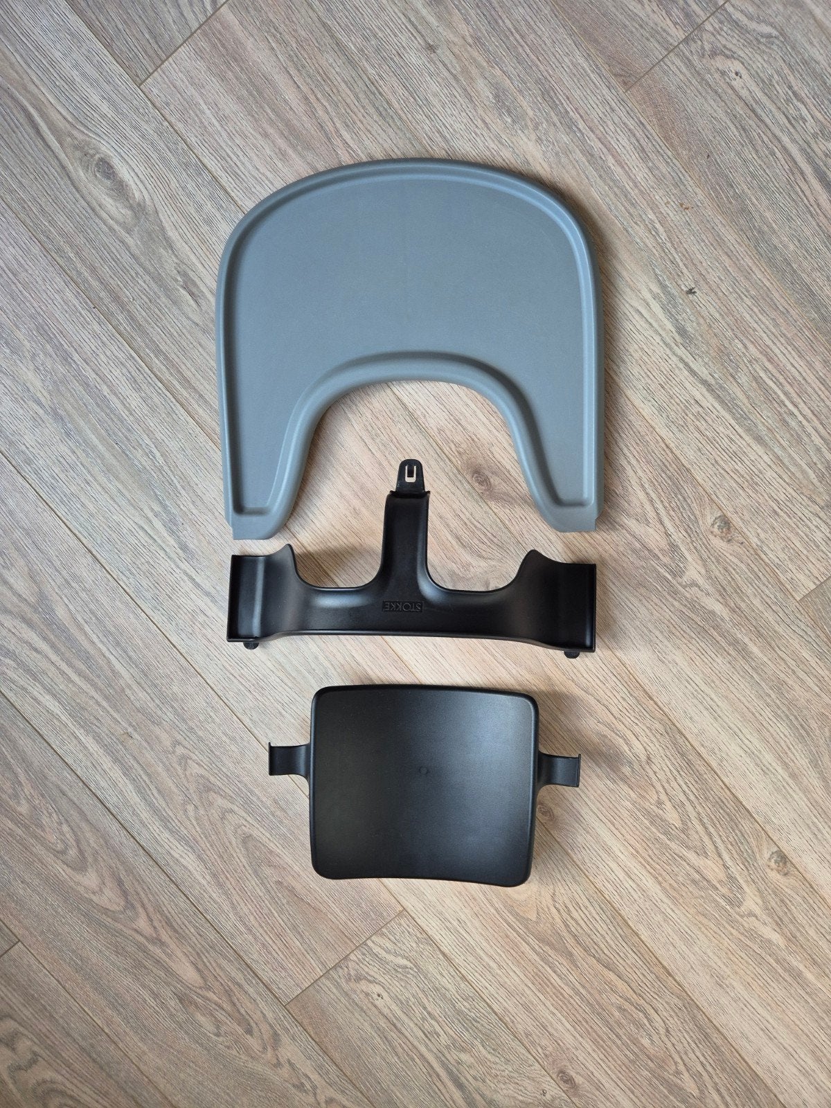 Stokke babyset zwart met grijs tafelblad, Ophalen