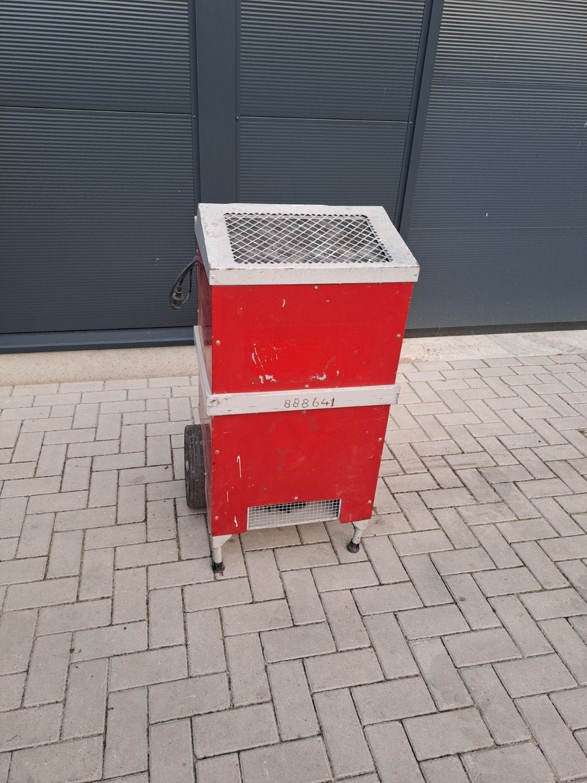 bouwdroger merk Ebac, Ophalen, Gebruikt, Afzuiger