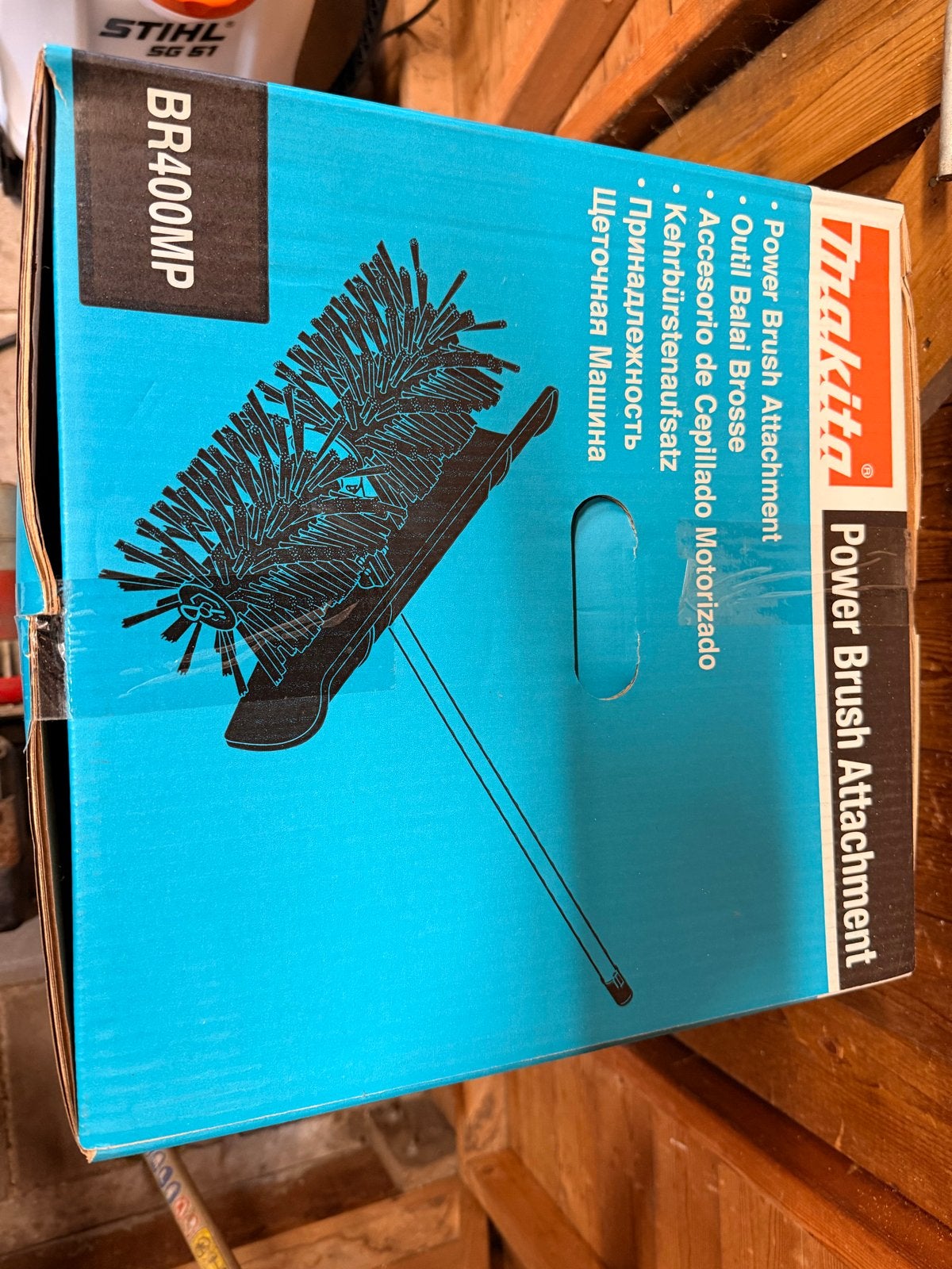Makita BR400MP Power Brush Opzetstuk Rolbezem, Ophalen, Nieuw, Bezem
