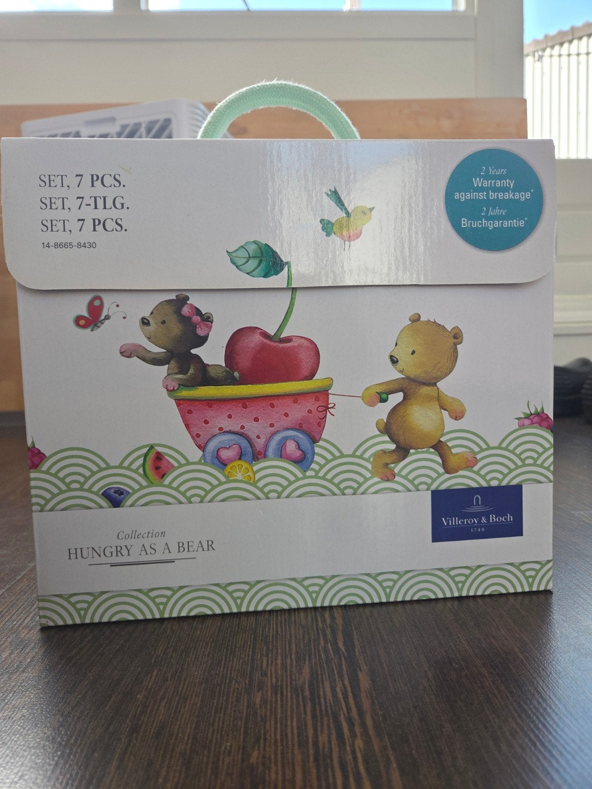 Nieuw Villeroy & Boch Hungry as a Bear kinderservies 7-delig, Villeroy & Boch, Nieuw, Ophalen of Verzenden, Porselein
