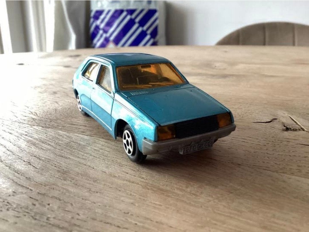 Renault 14 TL Norev Jet-Car 1:43 nr 861, Ophalen of Verzenden, Zo goed als nieuw, Auto, Norev