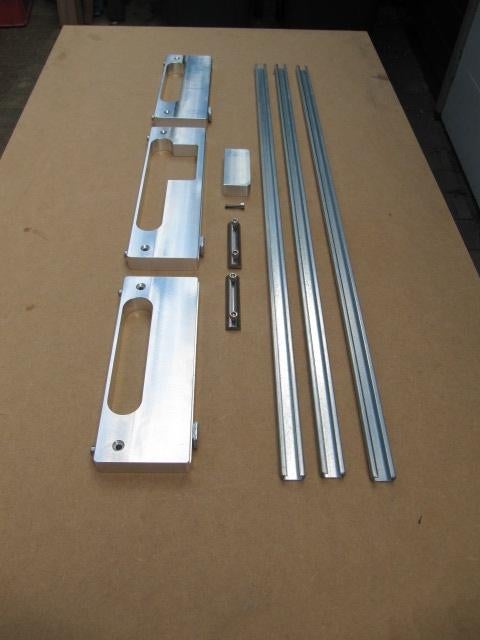 Set alu freesmallen S2 sluitkommen + rail, Doe-het-zelf en Verbouw, Gereedschap | Handgereedschap, Ophalen of Verzenden, Nieuw