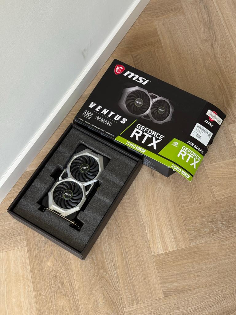 MSI GeForce RTX 2060 SUPER VENTUS OC grafische kaart, Computers en Software, Videokaarten, PCI-Express 3, HDMI, GDDR6, Ophalen of Verzenden