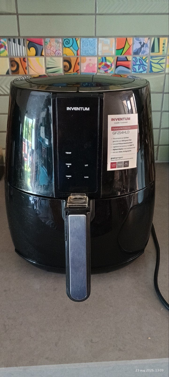 Inventum Airfryer GF254HLD - Gebruikt en Werkzaam, Ophalen of Verzenden