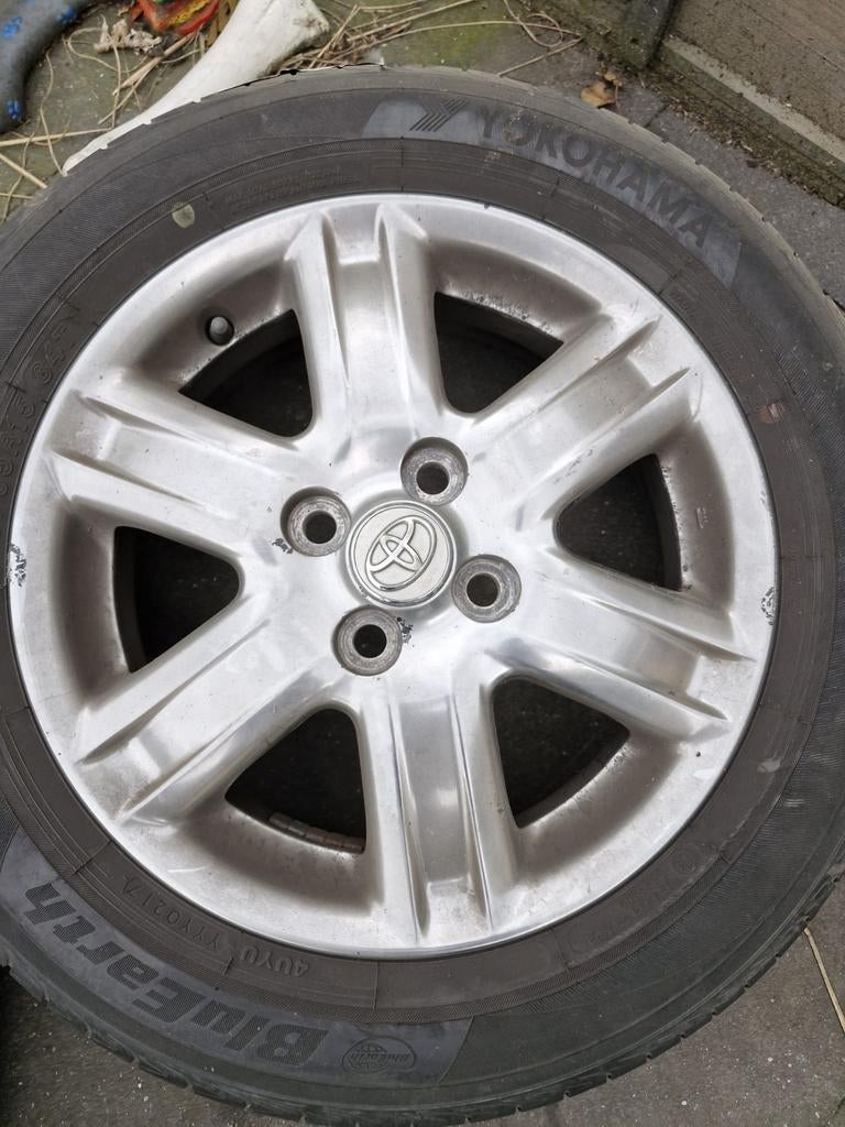 Toyota velgen origineel 15 inch 4x100, Ophalen, Gebruikt, 15 inch, 175 mm