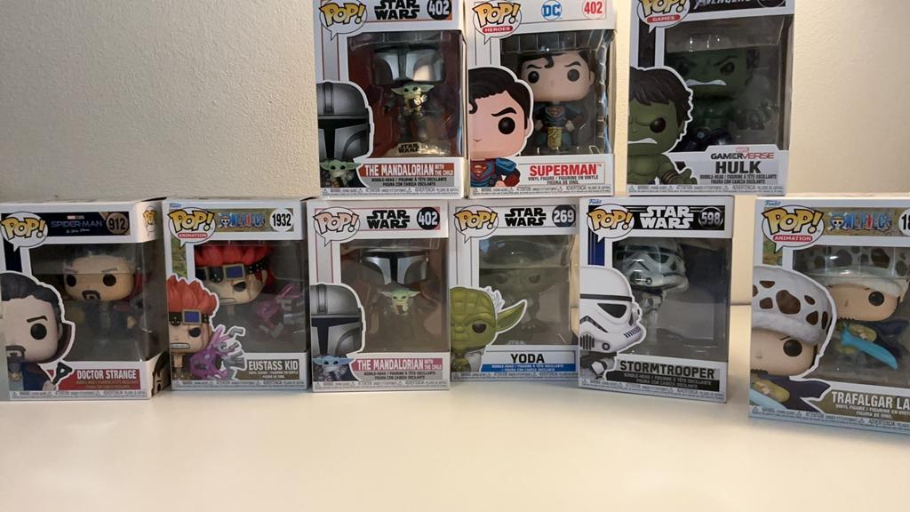 11 funko pops, Ophalen of Verzenden, Zo goed als nieuw
