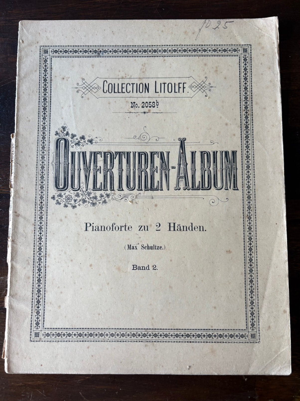 Bladmuziek met 10 ouvertures voor piano gebruikt, Muziek en Instrumenten, Bladmuziek, Gebruikt, Klassiek, Ophalen of Verzenden