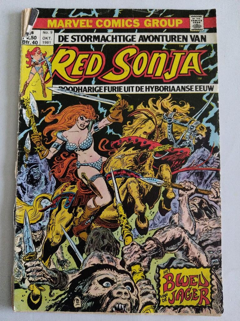 De Stormachtige Avonturen van Red Sonja nr. 9., Boeken, Strips | Comics, Marvel Comics, Verzenden, Europa, Gelezen