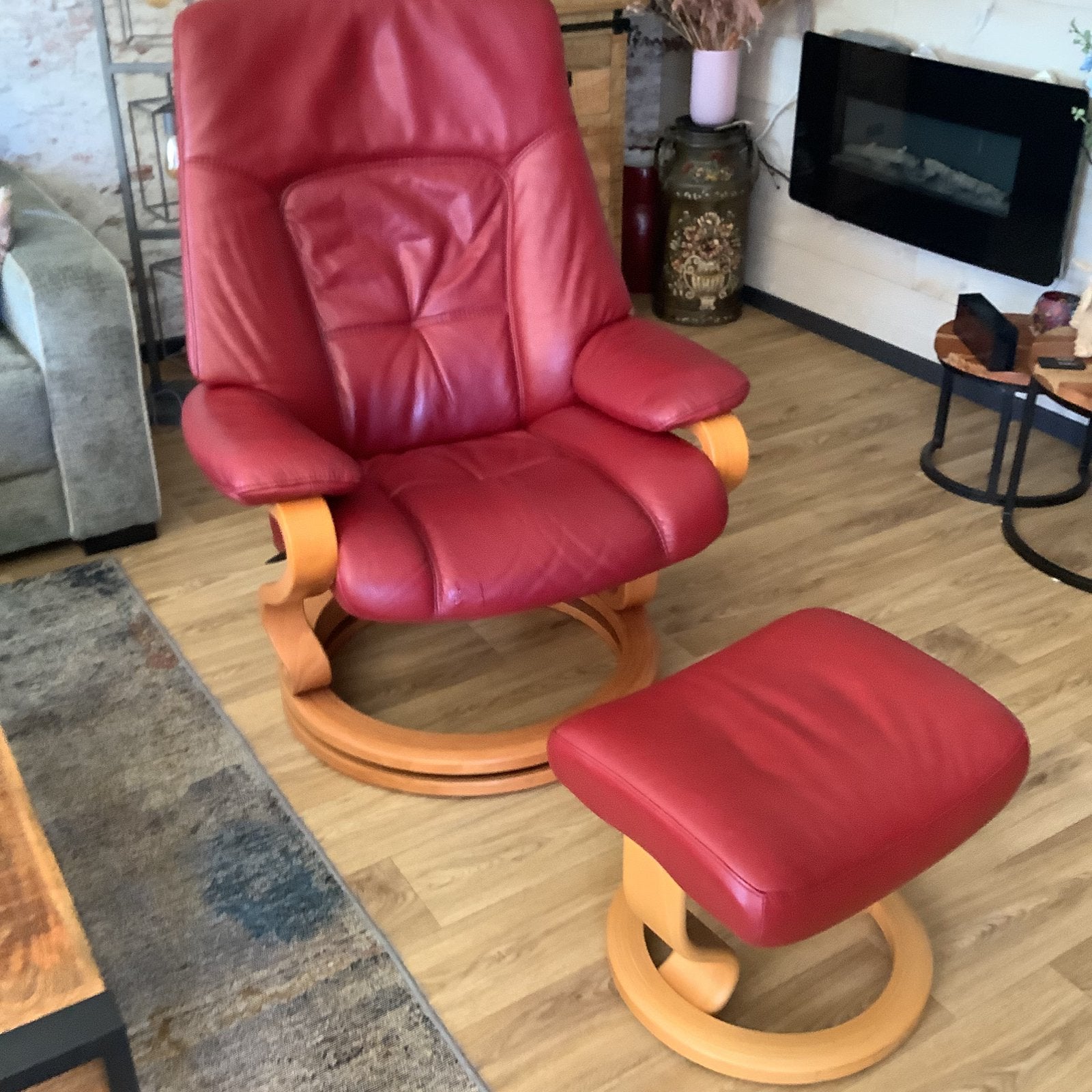 Relaxfauteuil  stressless, Ophalen, Gebruikt, 75 tot 100 cm