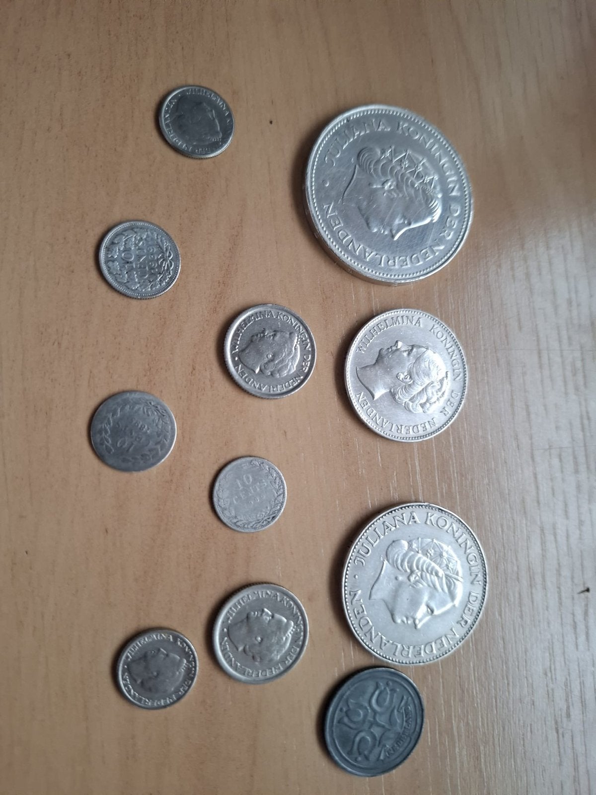 Diverse Nederlandse gulden munten - Verzameling, Postzegels en Munten, Ophalen, Koningin Juliana, Overige waardes, Setje