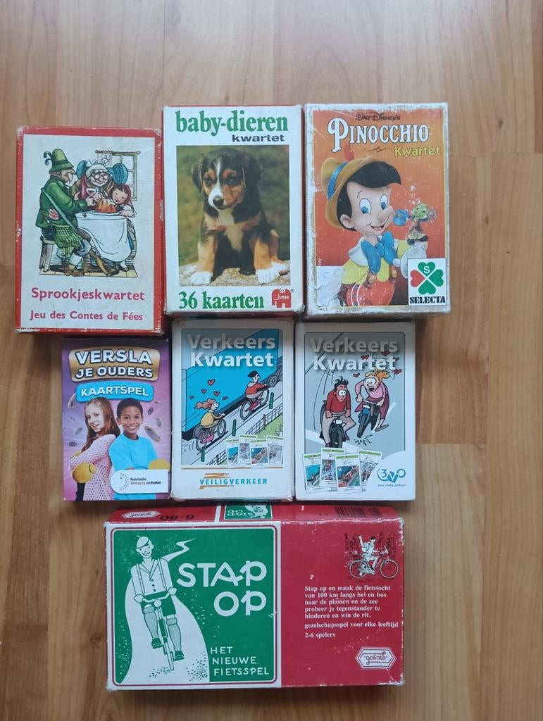 Diverse Kwartetspellen en Gezelschapsspellen, Vijf spelers of meer, Ophalen of Verzenden, Gebruikt, Jumbo, Selecta, Goliath