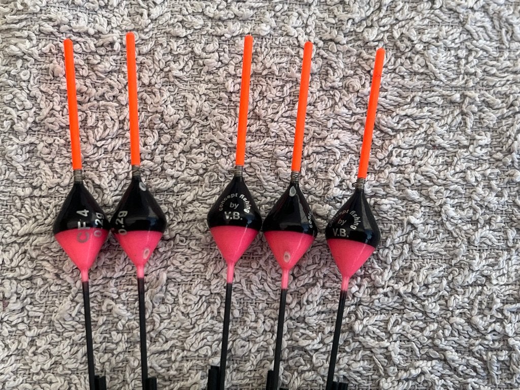 adv 300 / NIEUW set 5 commercial dobbers CF 0,20gr, Ophalen of Verzenden, Nieuw, Dobber of Lood