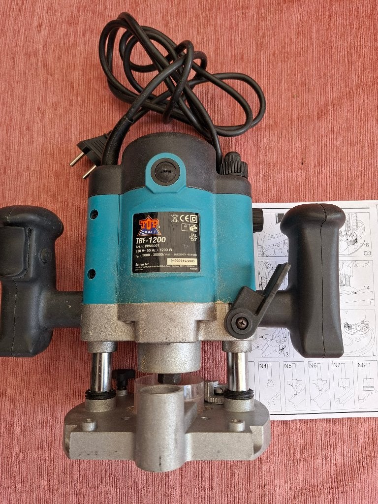 Top Craft TBF-1200 Bovenfrees - Zo goed als nieuw, Ophalen, Zo goed als nieuw, Bovenfrees, Top Craft