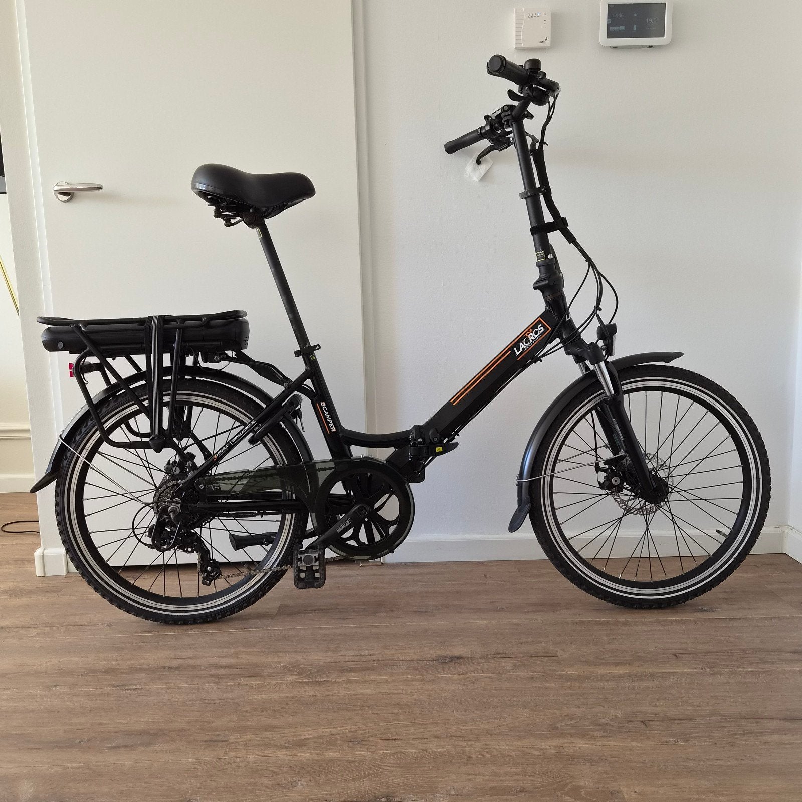 Z.G.A.N. Lacros S200XL elektrische vouwfiets 17,5ah (24inch), Fietsen en Brommers, Ophalen, 20 inch of meer, Versnellingen, Zo goed als nieuw