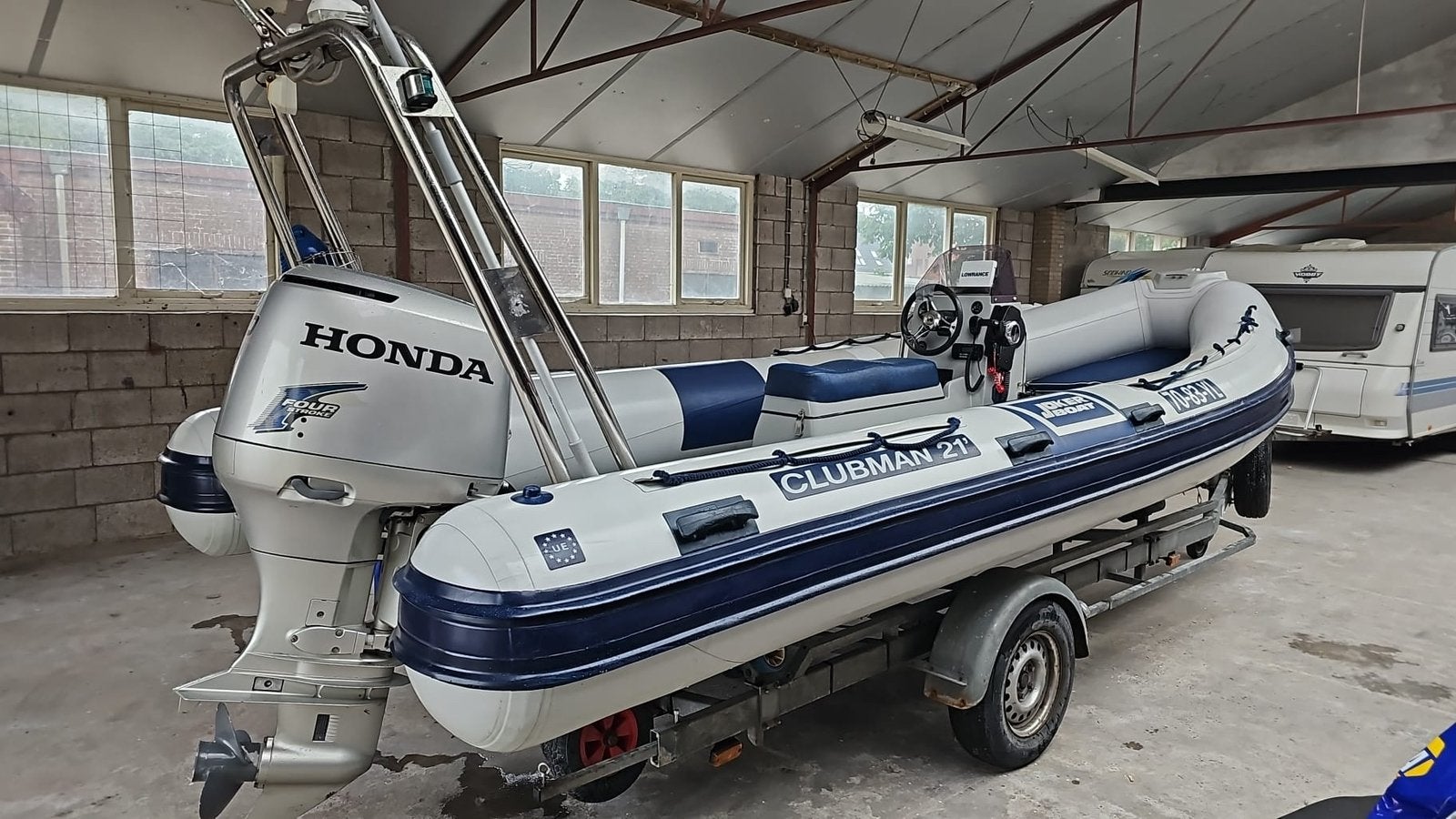 RIB JOKER 21 CLUBMAN  HONDA 130 pk + Beurt, Gebruikt, 2 m, Buitenboordmotor, Jokerboat
