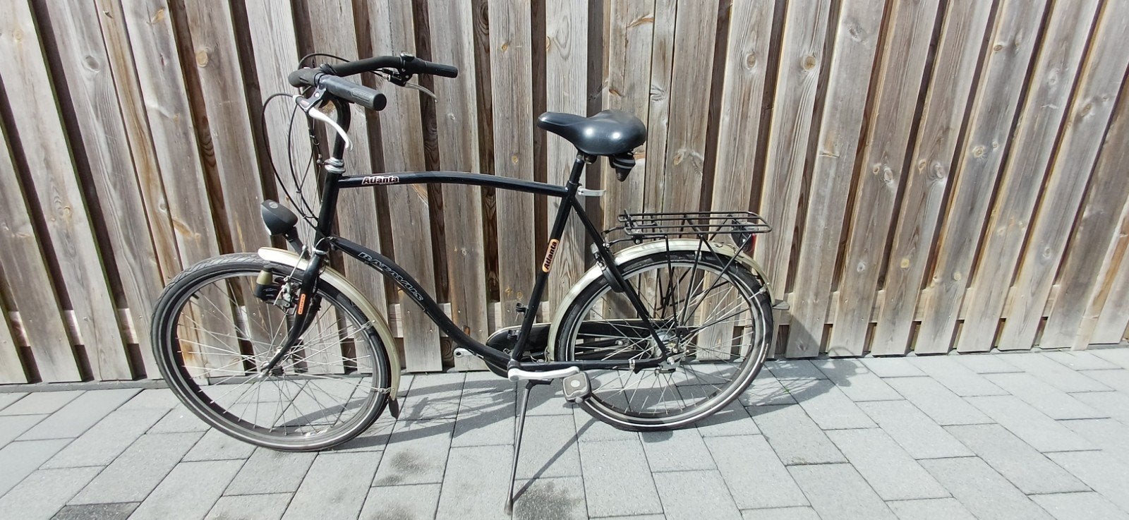 Batavus atlanta heren fiets met 4 versnellingen, Ophalen, Gebruikt, Velgrem, Versnellingen