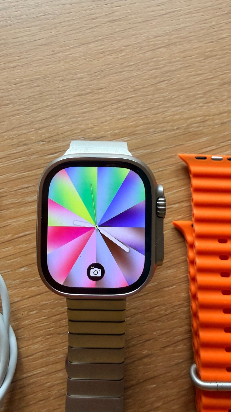 Apple Watch Ultra 2 - Zo goed als nieuw, incl. extra band, Afstand, IOS, Ophalen of Verzenden, Zo goed als nieuw