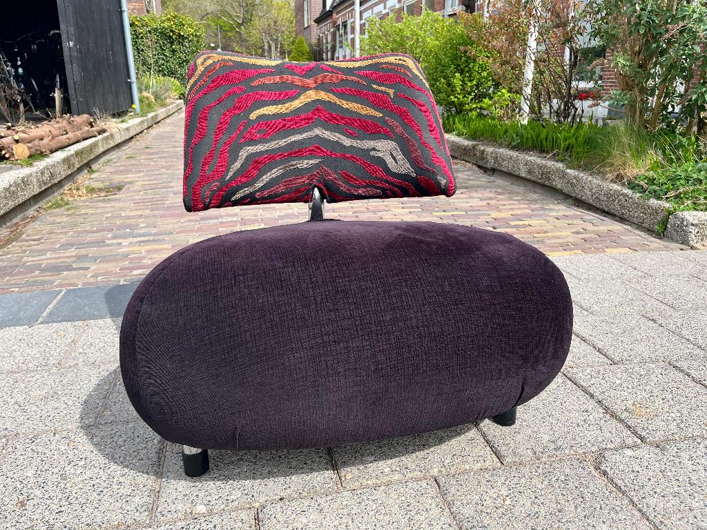 Fauteuil Leolux Pallone, Ophalen, Gebruikt, 75 tot 100 cm, Stof