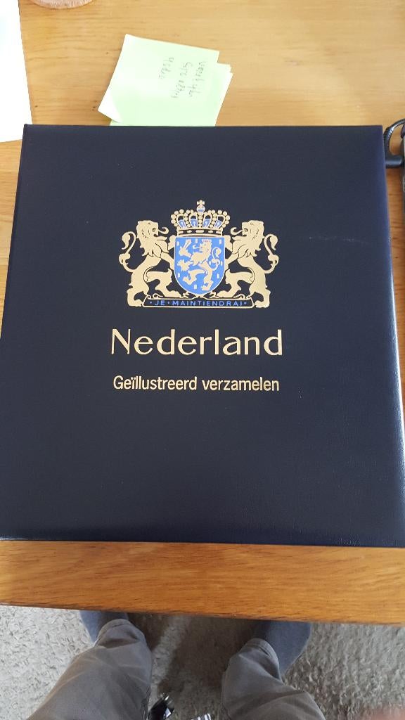 Nederland met beschrijving in Davo album met hoes, Postzegels en Munten, Postzegels | Nederland, Verzenden, Postfris