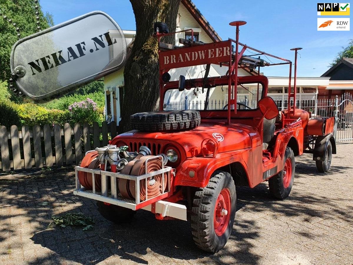 Jeep Willys Nekaf M38a1 Brandweer auto, Auto's, 1190 kg, Overige modellen, 4 stoelen, Origineel Nederlands