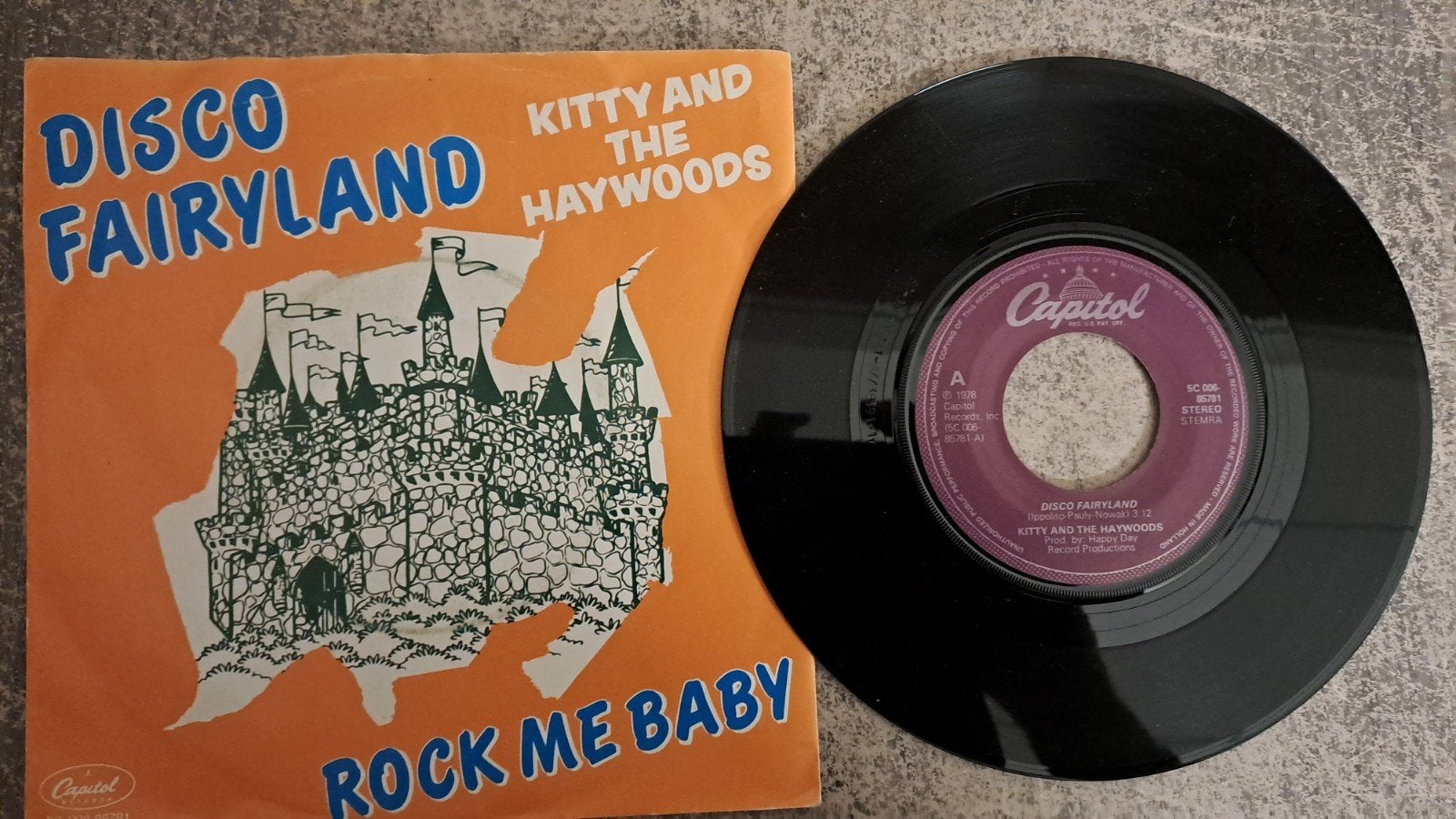 kitty and the heywoods  - disco fairland, Gebruikt, 7 inch, Pop, Fotohoes