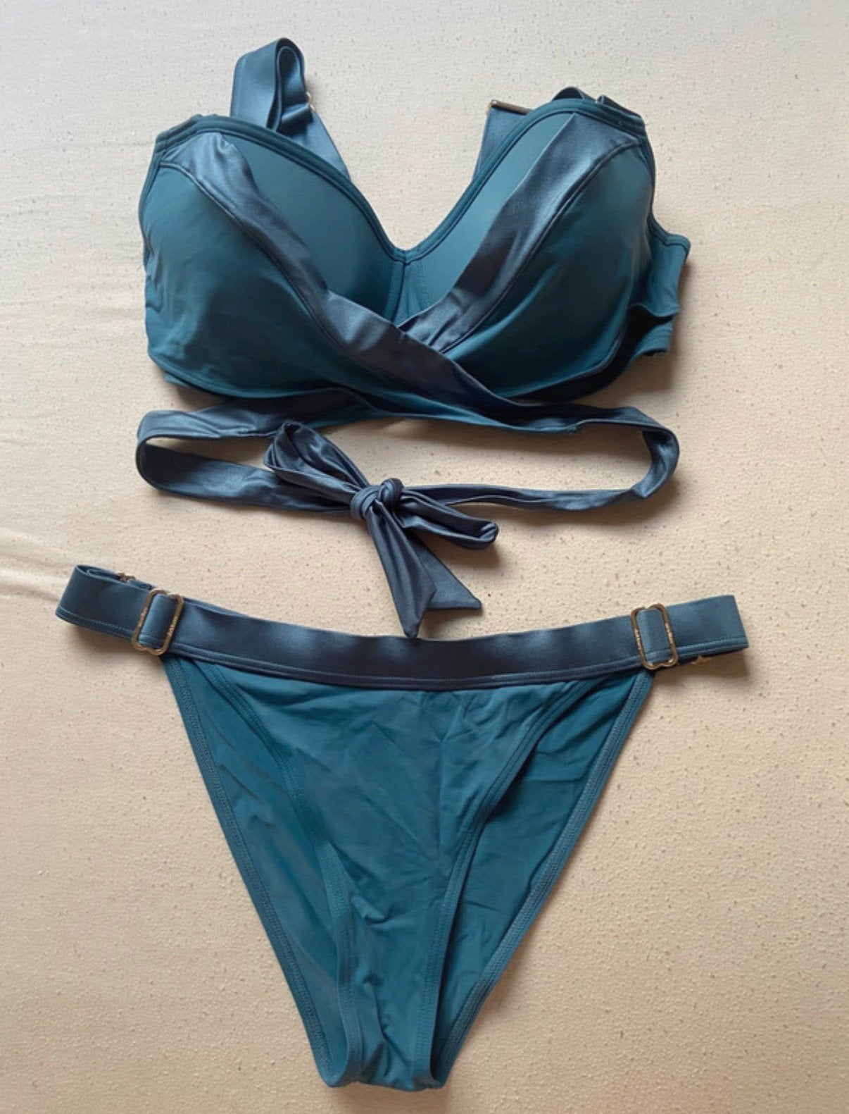 Marlies Dekkers Cache Coeur bikini 75E L zgan, Ophalen of Verzenden, Zo goed als nieuw, Blauw, Bikini