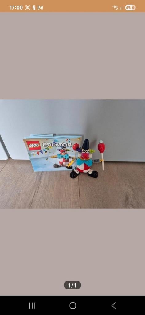 LEGO Creator Clown 30565, Ophalen of Verzenden, Zo goed als nieuw, Lego
