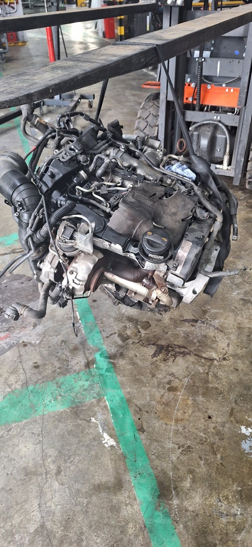 VW 2.0 TDI Motorblok CBA / CBAB - 140pk - Passat/Golf/Audi, Gebruikt, -, -, Ophalen of Verzenden
