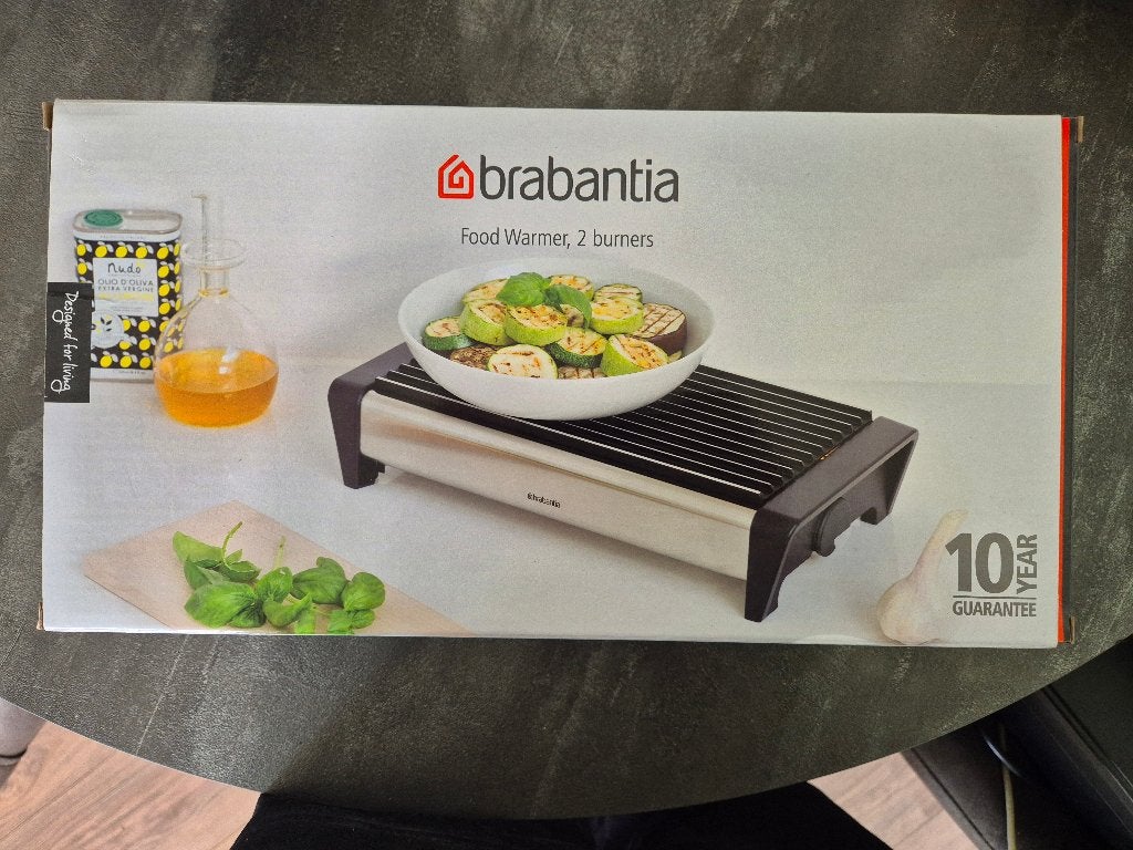 Brabantia Food Warmer 2 burners, Ophalen, Overige typen, Overige materialen, Brabantia