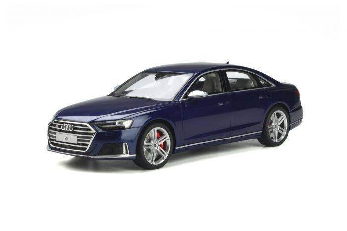 GT Spirit 1/18 Audi S8 Limousine 2020 blauw GT313, Hobby en Vrije tijd, Modelauto's | 1:18, Ophalen of Verzenden, Zo goed als nieuw