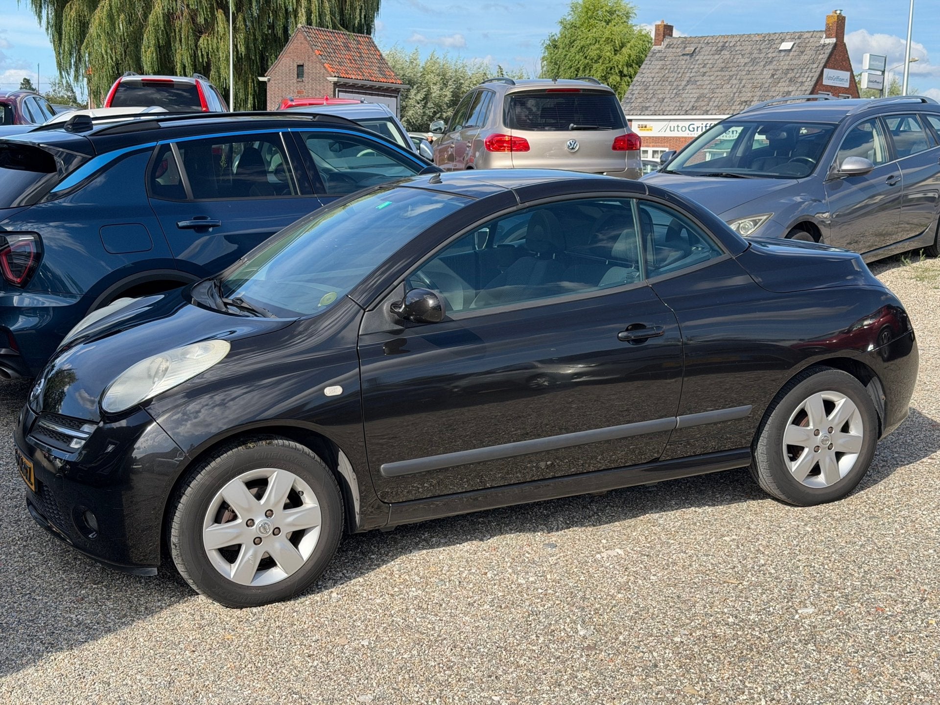 Nissan Micra C+C 1.6 Tekna Automaat Clima Cruise PDC LMV Sto, Auto's, Gebruikt, 750 kg, 4 cilinders, Cabriolet